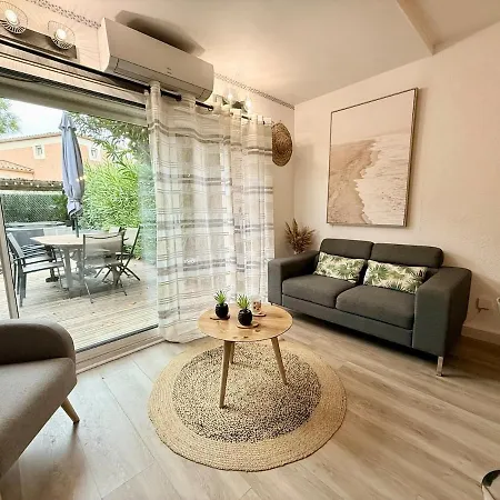 Apartmán Maison Du Cap Jacuzzi Wifi Clim Parking Court De Tennis A 100m Agde